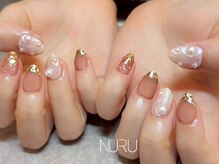 ヌル ネイル 新宿(NURU NAIL)/個性派/韓国個性派/フレンチ