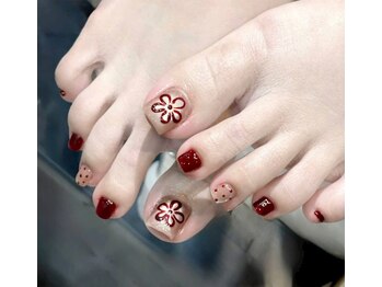 ヴァンネイルサロン 本厚木(VAN NAIL SALON)/フット持ち込みデザイン
