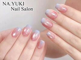 マグネットグラテーションネイル