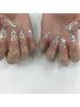 【ハンド】持ち込みデザイン(オフ込120min)パーツ乗せ放題