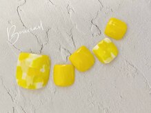 ボネール(nail ＆ eyelash Bounail)/フット　ビタミンカラー