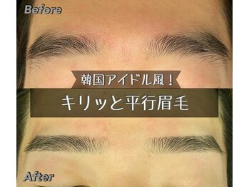 ルアン 六本木店/メンズ美眉毛スタイリング