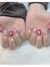 ちゅるんマグに埋め込みハート