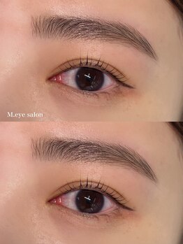 エムドットアイサロン(M. eye salon)/根元から立ち上げ×平行アーチ♪