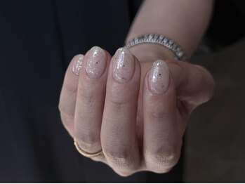 アイネイルズ 横浜WEST店(I-nails)/シンプルこだわりラメ¥7600