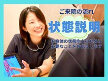 【首肩腰・痛みの専門家】整骨院葵堂 浜松天王院【7/1 NEW OPEN（予定）】/お身体の状態を丁寧に説明します