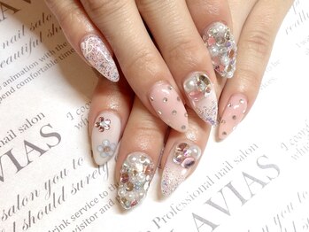 プロフェッショナル ネイルサロン ラヴィアス(LAVIAS)/【ジェル】10本アートし放題