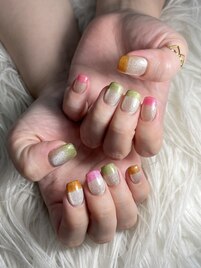 マグネットカラフルネイル