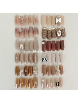 エールスネイル(ailes nail)/秋色ワンホンネイル