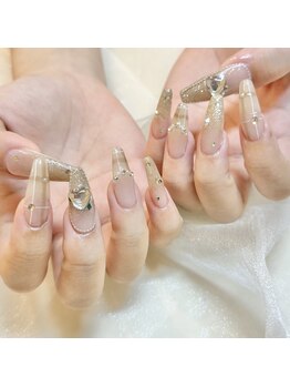 アイラッシュサロンアールツー(eyelash salon R2)/チェックネイル　ワンホン　韓国