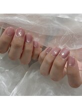 レイリーネイル(Reilly nail)/那覇ネイル/ピンクマグネット