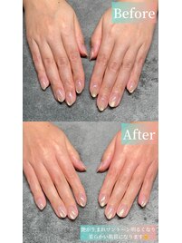 美甲ケアメニュー導入しました！