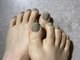 ユーケーネイル(uk nail)の写真/素足に自信を♪オフ・ケア込みのフットワンカラーは２色まで選べて、足元を彩る贅沢な時間を演出します◎