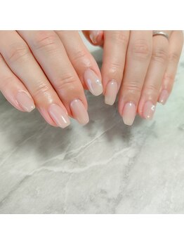 ジュエルネイル(Jewel nail)の写真/松山市三津浜大人ネイル。シンプルネイル特化で指先を上品に整えるサロン☆