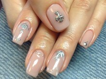 ラウト デコレーションアンドネイルサロン(Lauto Decoration&Nail Salon)/ベージュ大理石風ネイル