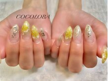 ココロバ ネイルアンドビューティーサロン(COCOLOBA)/たらしこみフラワー☆