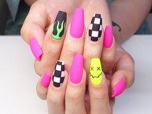 エムネイル(M-Nail)/★海外風チェッカーネイル★