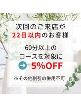 樂乃森/再来店割引☆彡