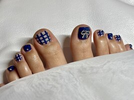 持ち込みデザイン　フットネイル