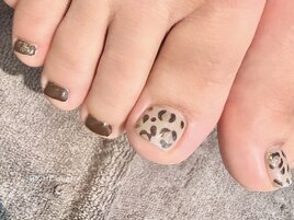 秋といえば！レオパードネイル