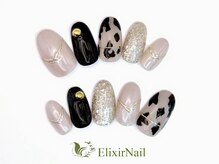 エリクサーネイル 新宿3丁目(Elixir Nail)/定額a シンプル/クーポン使用