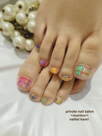 チェックネイル