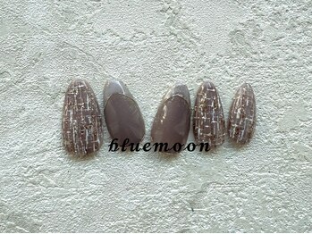 ブルームーン(bluemoon)/ツイードネイル