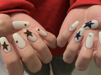 アイネイルズ 天神今泉店(I-nails)/【kie.h】Y2K星ネイル