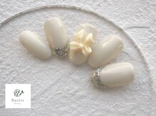 ネイリット 銀座(Nailit)/RIBBON FRENCH¥9400【¥10340】