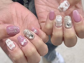 リボン×ハート