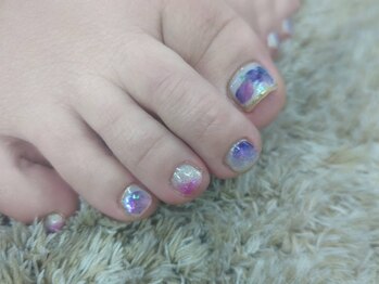 ネイルパキラ(nail pachira)/紫陽花ネイル