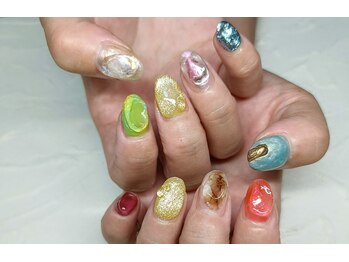 元気になれるpopなNail