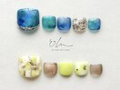 8月フットネイル定額【Nuance】