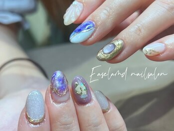 イーズィランド(Ease land)の写真/【フィルイン使用で自爪に優しい◎】持ち込みデザインやり放題コースもご用意★再現性に自信あり！