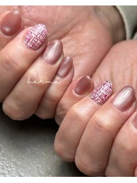 ツイードネイル