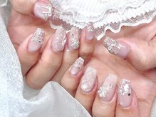 モカ 心斎橋(moca by Lee)/ツイードネイル