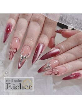 エスフィーネイルサロン リシェル(Esfy nailsalon Richer)/長さ出し マグネットネイル