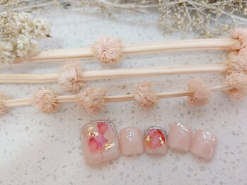 ネイルサロン&スクール ジーナ(GINA)/ふんわり春カラーリキッドネイル