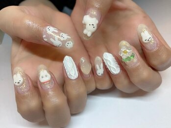 キラネイル アンド アイラッシュ by World Beauty(KIRA)/ミッフィーネイル