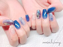 モチミィ(mochimy.)/＊キラキラブルーネイル＊