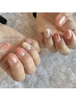 リアンスネイルヴィヴィッド 倉敷店(LianS nail ViViD)/2本アート