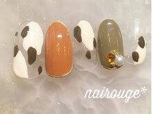 ネイル―ジュ 札幌大通店(nairouge*)/牛柄ネイル♪