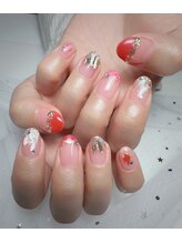 サムズアップネイル(thumbs up nail)/ハンド自由デザイン