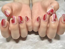 塗りかけネイル♪