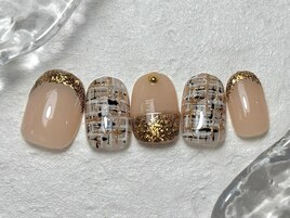 ツイードネイル【¥7800】