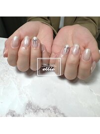 ワンカラー＋リボンステッカー