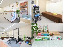 しま整骨院の雰囲気（さわやかで明るい室内空間　キッズスペースあり）