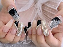 ネイル アリーズ セカンド(nail Allies 2nd)/モノクロ 痛ネイル