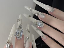 カカネイルズ(Kaka nails)/オススメロングネイル/長さ出し