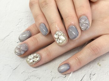 ディーネイル 池袋(D-nail)/【森】キルティング×水光マグ